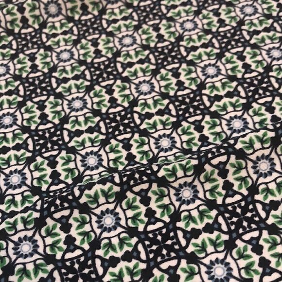 MAX STUDIO FIT & FLARE SLEEVELESS SHEATH GEO LEAF ROSETTE PATTERN KEYHOLE XS - Picture 5 of 9